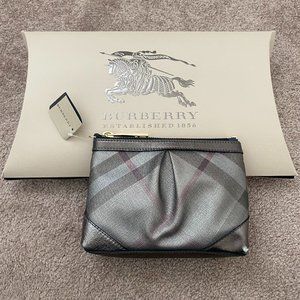 Burberry Cosmetic Purse Bag Iconic Metal